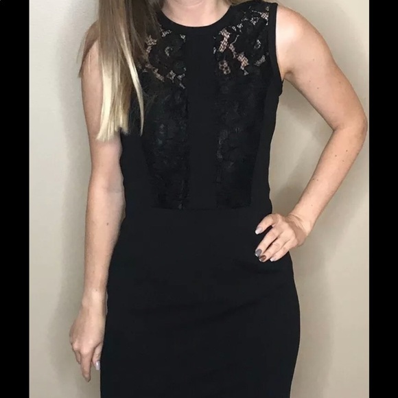 H&M 🍁 Black Dress With Lace Details - Picture 1 of 6